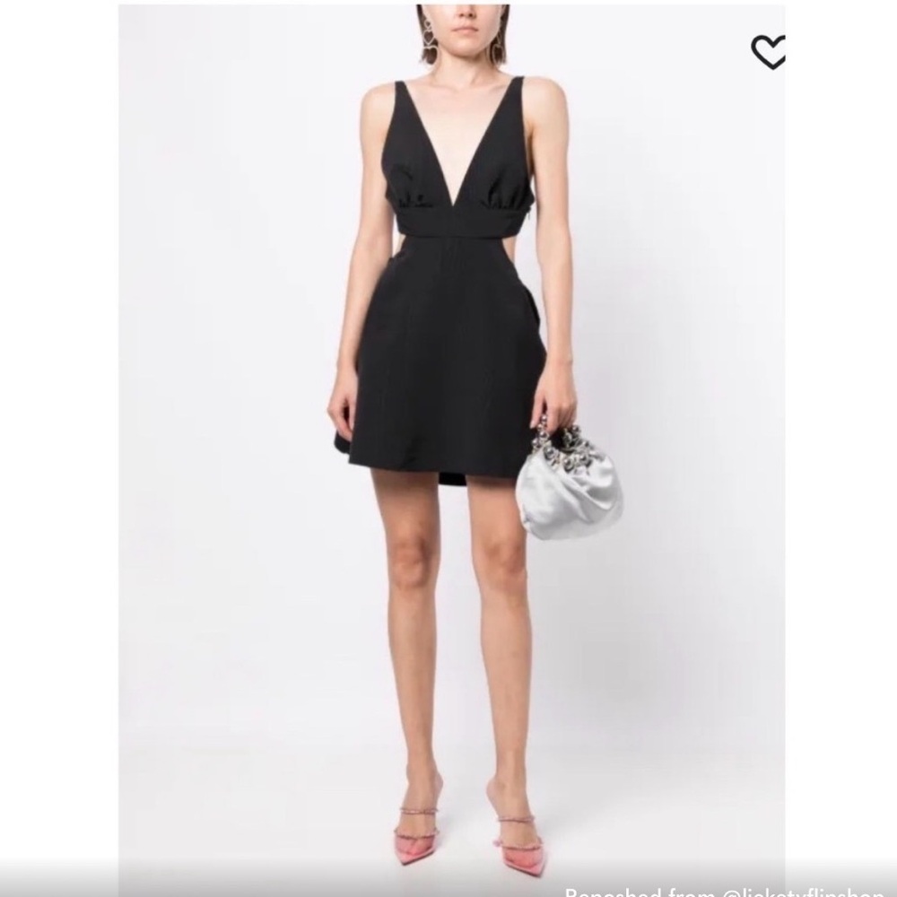 LoveShackFancy Black Mini Dress